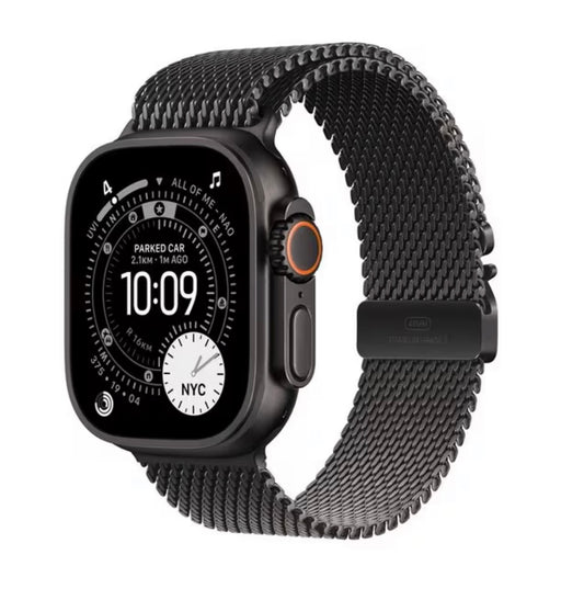Apple Watch Ultra 3 - Black - Black Milanese Loop (SEALED)